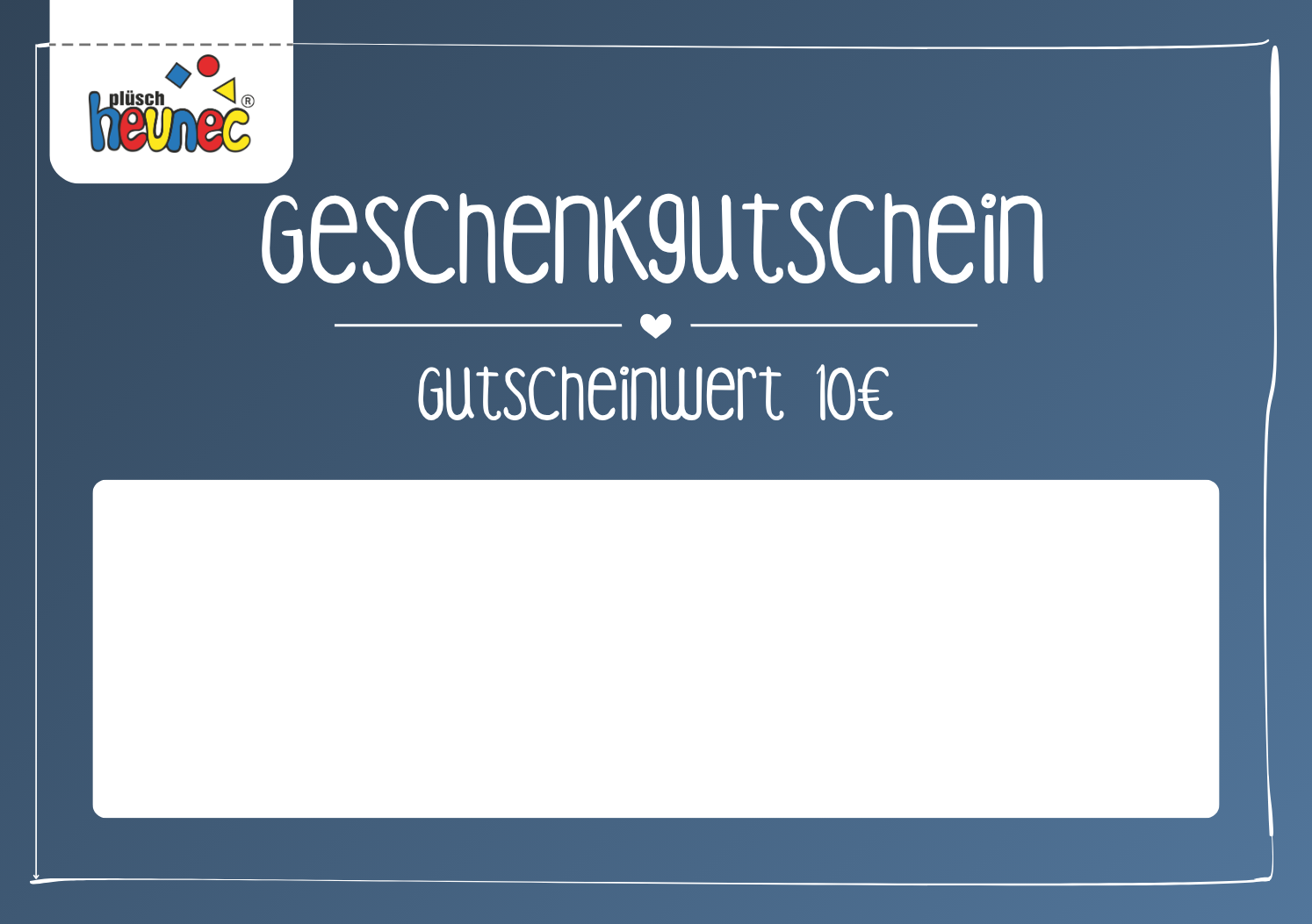 Geschenkgutschein mit Botschaft 10